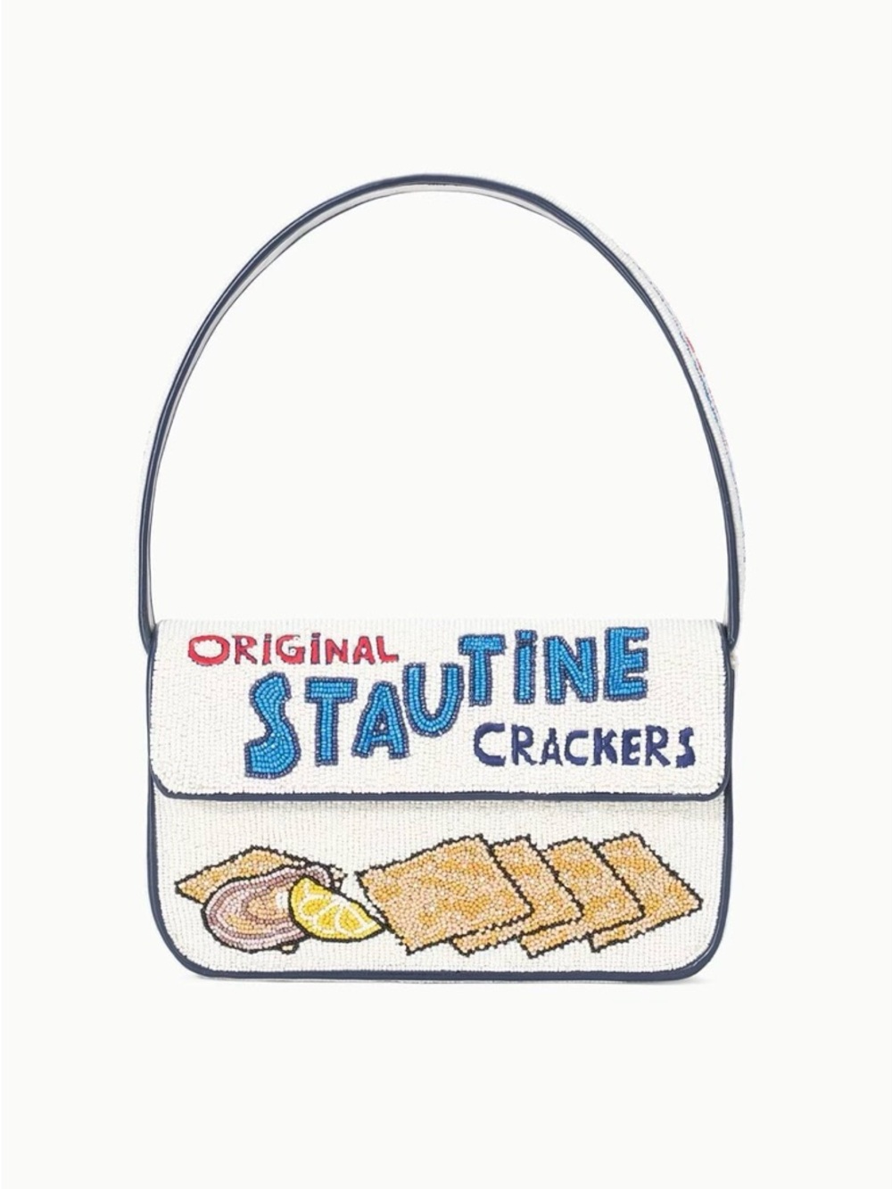 Staud Tommy 'Stautines' White Shoulder Bag